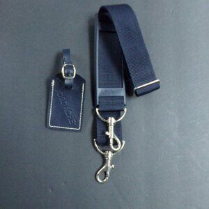 Jordache Navy Luggage Travel Handle Strap Purse Tags